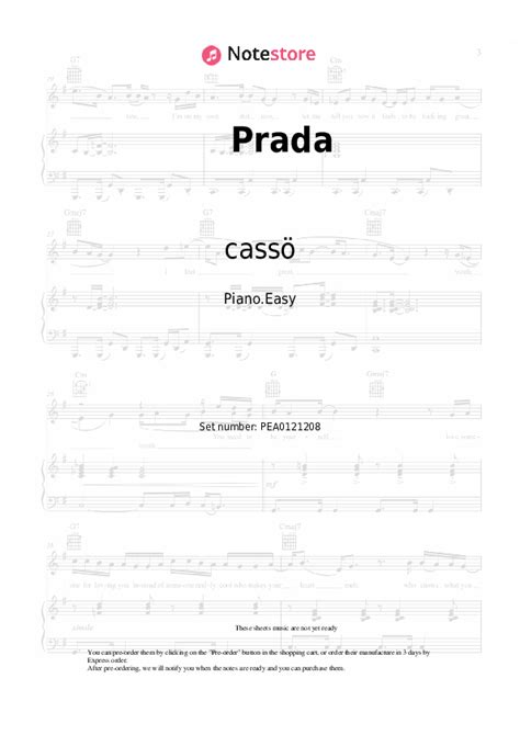 prada piano chords|Free Prada (Feat. Raye & D.